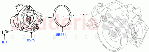 Part Diagram for Land Rover LR158575