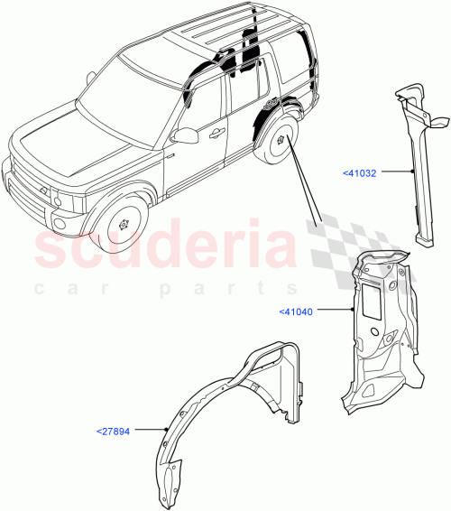 Part Diagram for Land Rover ALK780110