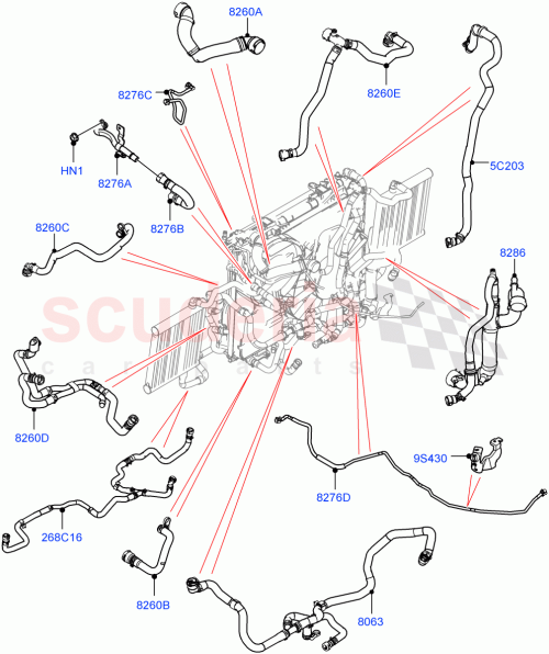 Part Diagram for Land Rover LR132446
