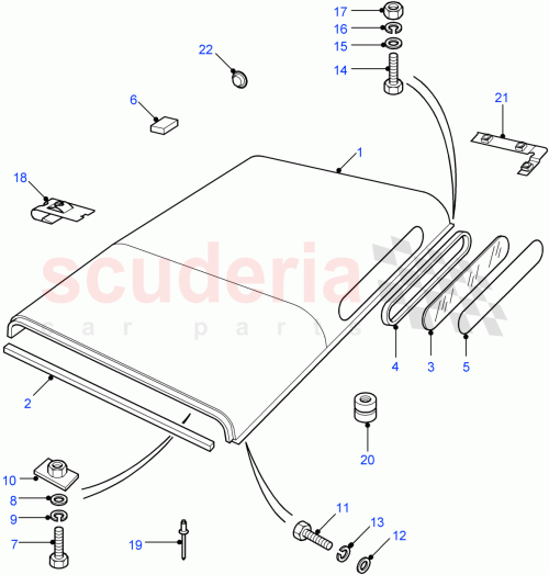 Part Diagram for Land Rover AFU1259