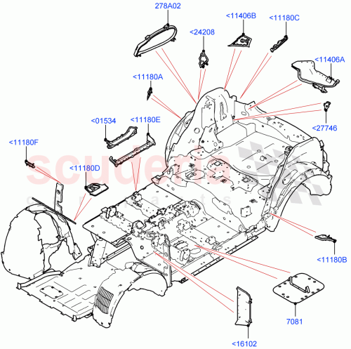 Part Diagram for Land Rover LR117331