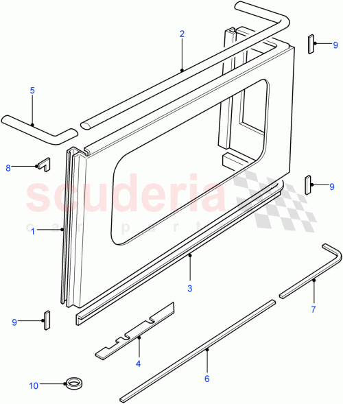 Part Diagram for Land Rover ARR710350