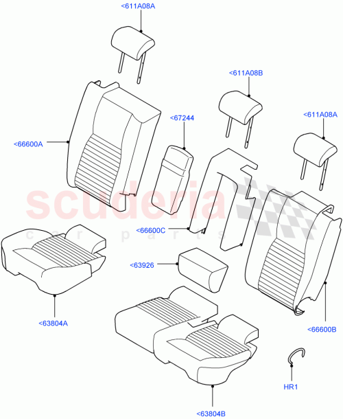 Part Diagram for Land Rover LR078078