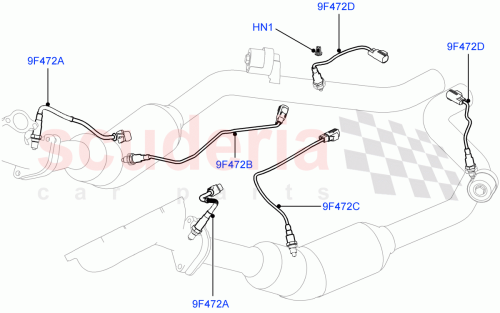 Part Diagram for Land Rover LR035747