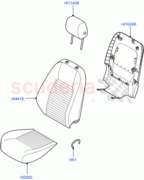 Part Diagram for Land Rover LR126900