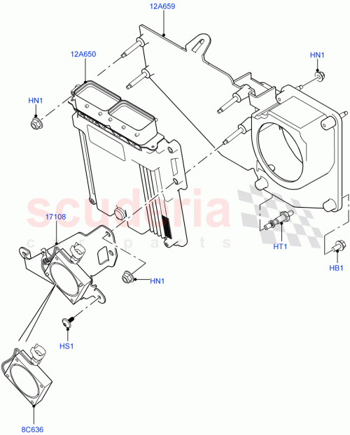 Part Diagram for Land Rover LR057841