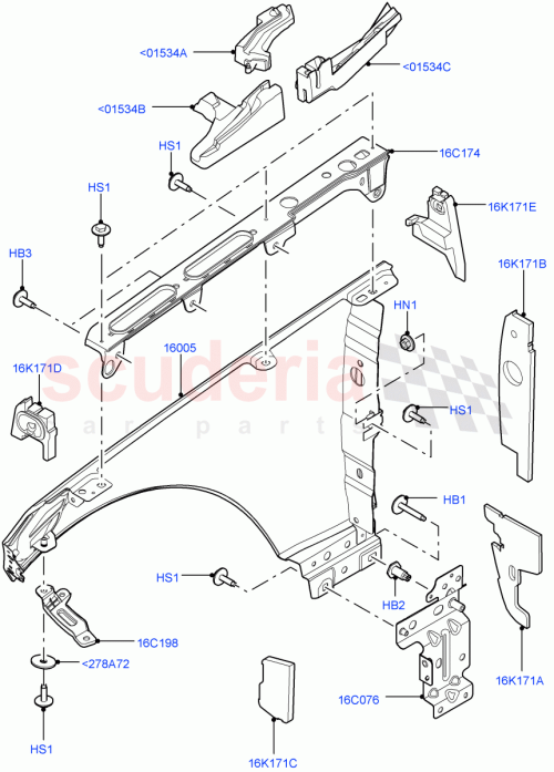 Part Diagram for Land Rover LR032909