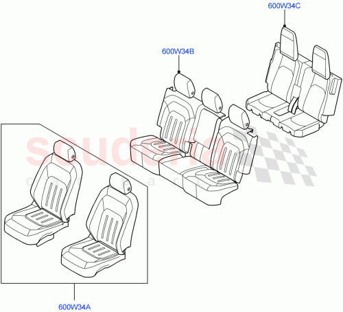 Part Diagram for Land Rover VPLES0620