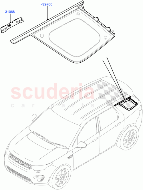 Part Diagram for Land Rover LR096837