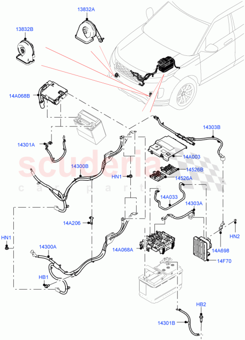 Part Diagram for Land Rover LR157942