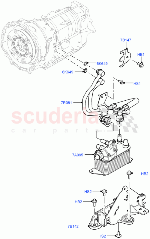 Part Diagram for Land Rover LR092826