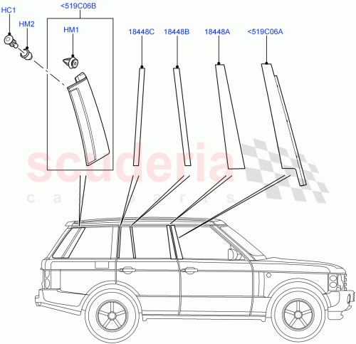 Part Diagram for Land Rover DDE000140PMD