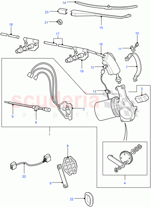 Part Diagram for Land Rover LR060126
