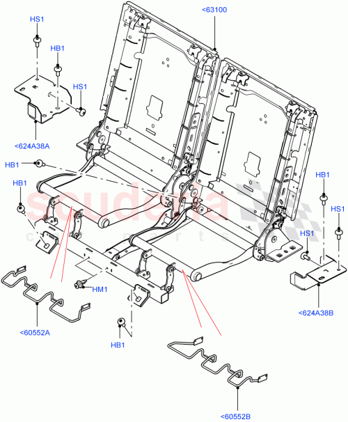 Part Diagram for Land Rover LR065811