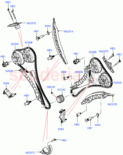 Part Diagram for Land Rover LR159296