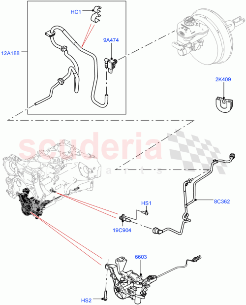 Part Diagram for Land Rover LR099160