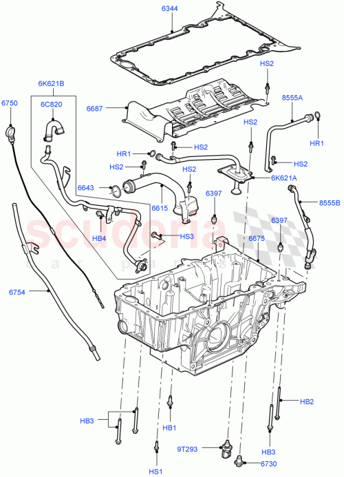 Part Diagram for Land Rover 1418975