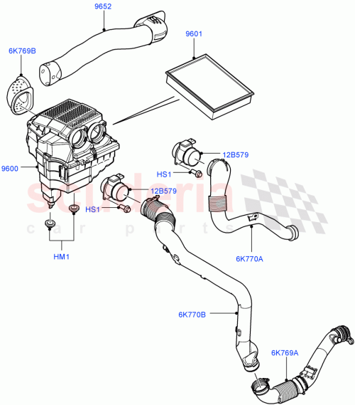 Part Diagram for Land Rover LR020027