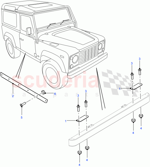 Part Diagram for Land Rover LR025323