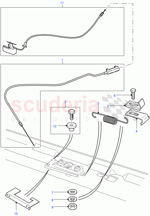Part Diagram for Land Rover LR016707