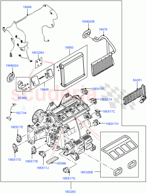 Part Diagram for Land Rover LR130953