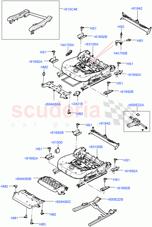 Part Diagram for Land Rover LR129298