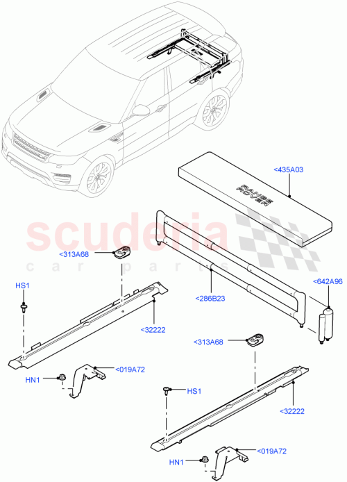 Part Diagram for Land Rover LR041625