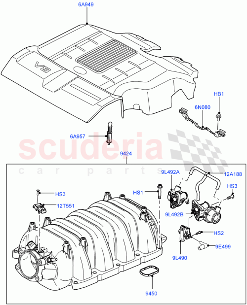 Part Diagram for Land Rover LR046911