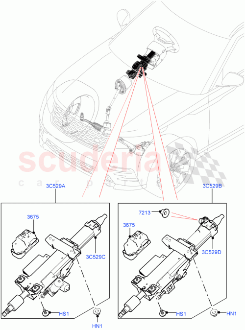 Part Diagram for Land Rover LR091136