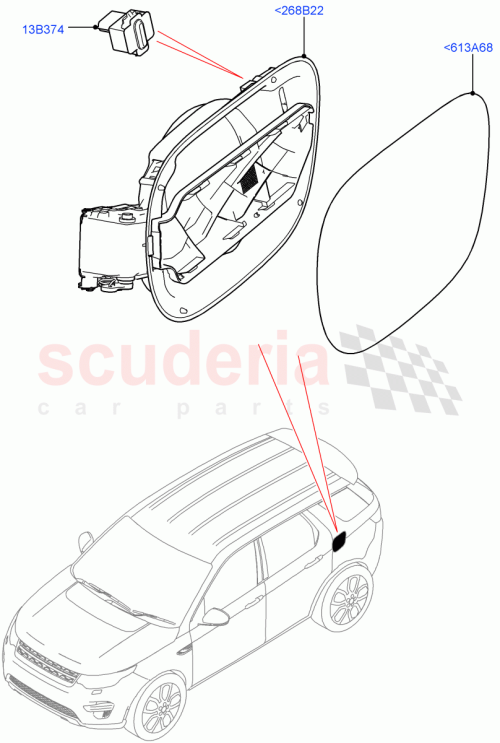 Part Diagram for Land Rover LR135548