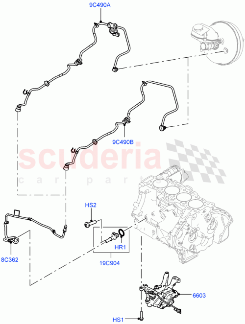Part Diagram for Land Rover LR092066