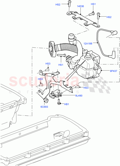 Part Diagram for Land Rover LR046115