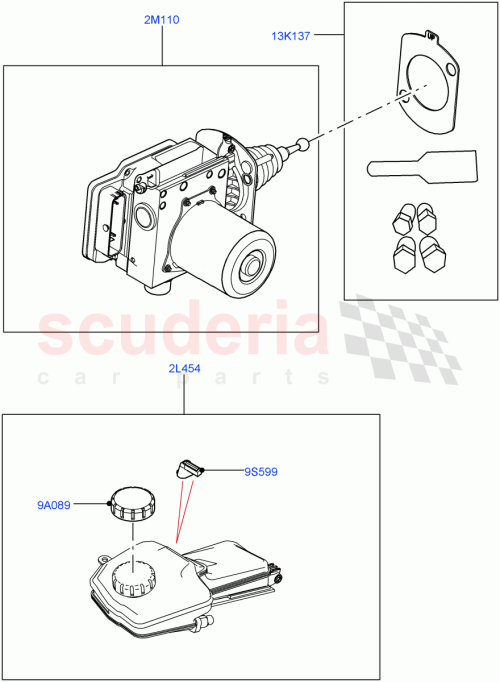 Part Diagram for Land Rover LR134995