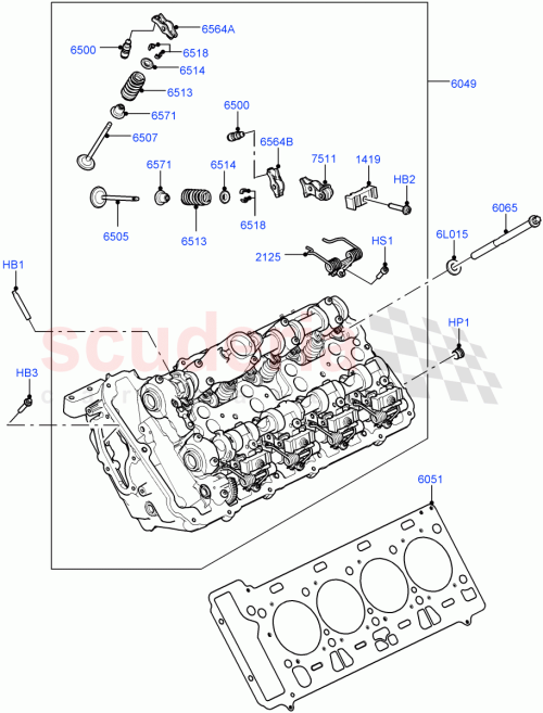 Part Diagram for Land Rover LR158417