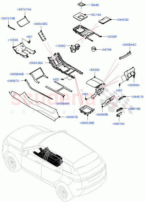 Part Diagram for Land Rover LR133140