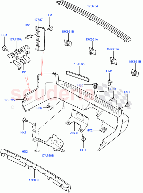 Part Diagram for Land Rover LR015464