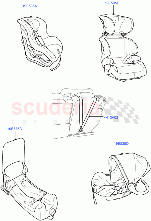 Part Diagram for Land Rover VPLRS0396
