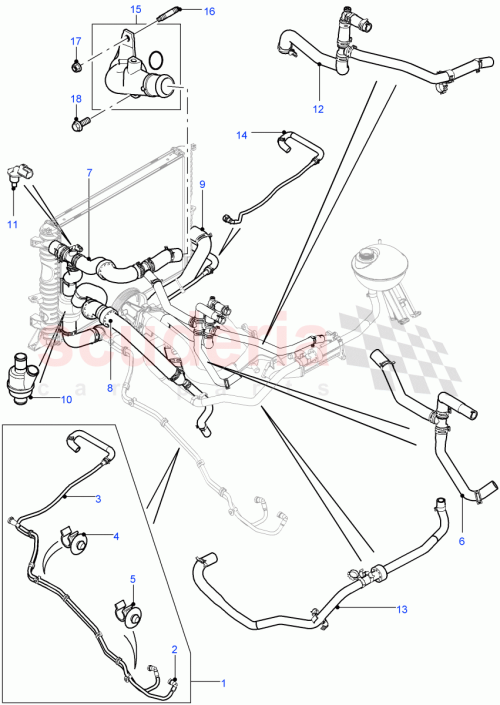 Part Diagram for Land Rover LR036407
