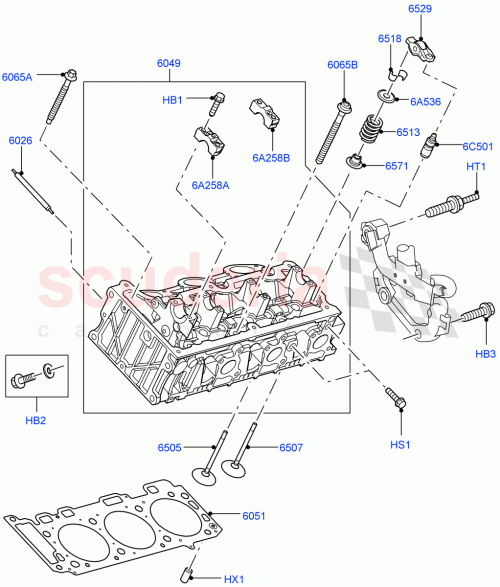 Part Diagram for Land Rover 1025392