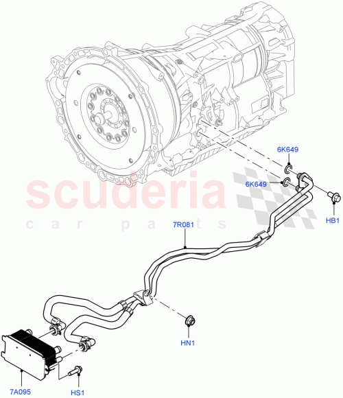 Part Diagram for Land Rover LR116113
