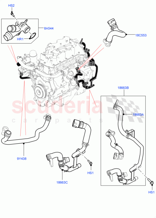 Part Diagram for Land Rover LR095384