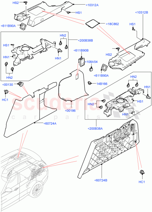 Part Diagram for Land Rover LR068105