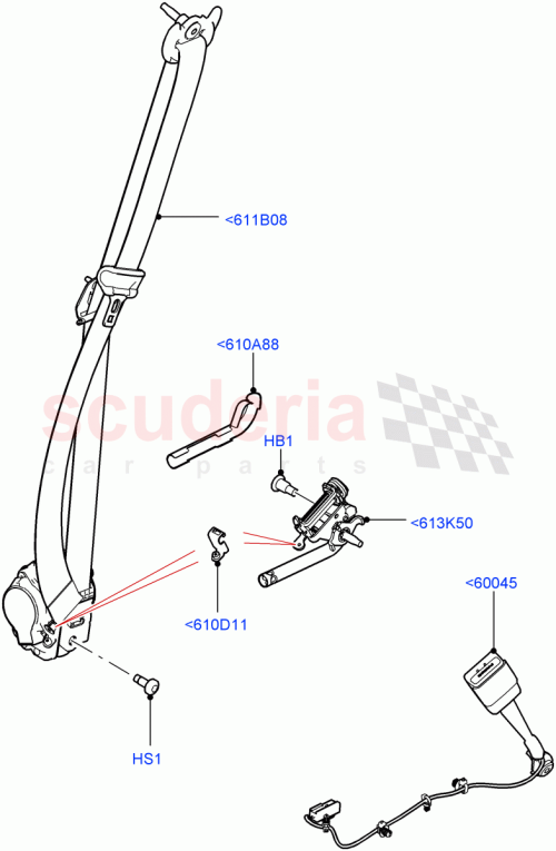 Part Diagram for Land Rover LR155092