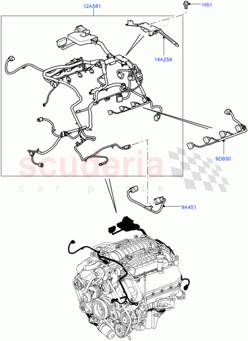 Part Diagram for Land Rover LR005048