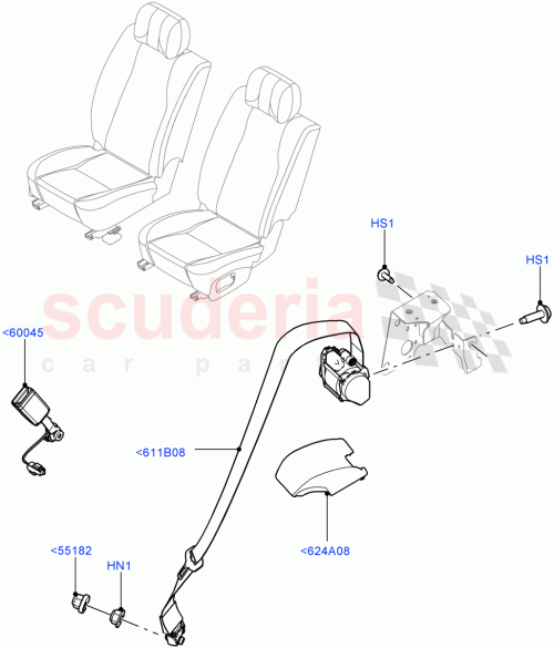 Part Diagram for Land Rover LR052913