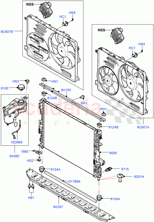 Part Diagram for Land Rover LR044833