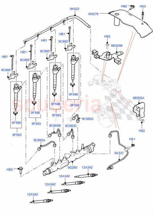 Part Diagram for Land Rover LR082265