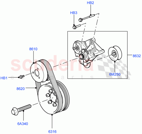 Part Diagram for Land Rover LR072609