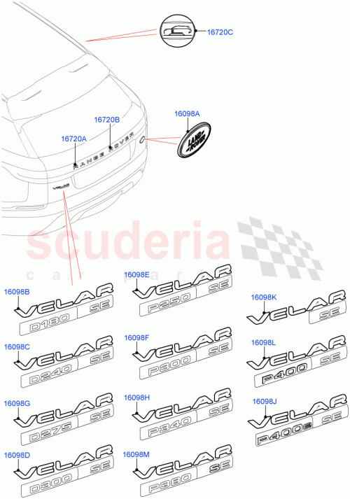 Part Diagram for Land Rover LR148117