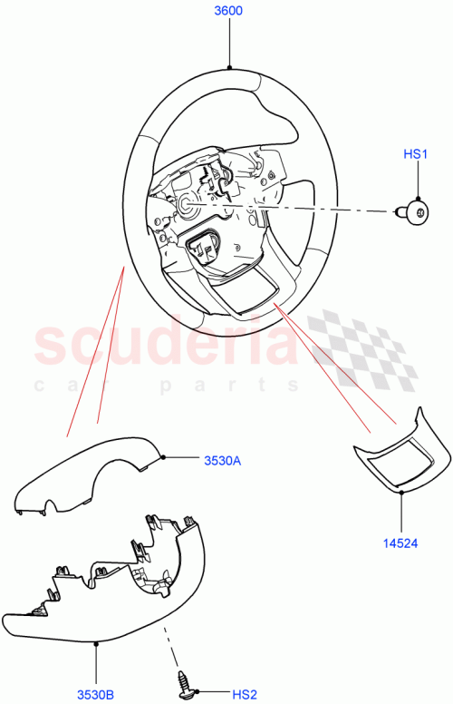 Part Diagram for Land Rover LR092545